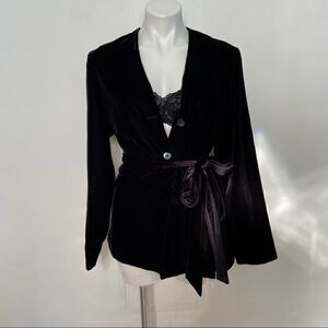 Liz Claiborne Velvet Blazer 